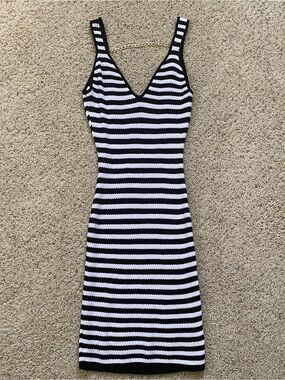 Knit Tank Striped Dress